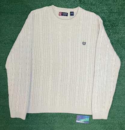 Vintage chaps Ralph lauren cable knit sweater