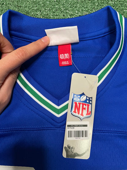 Seattle Seahawks Mitchell & ness Steve Largent #80 blue jersey