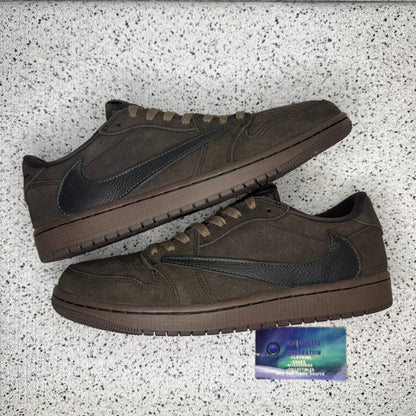 Jordan 1 Low Travis Scott Velvet 9.5 Men/11 Women “Preowned”