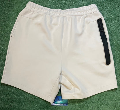 Nike Tech Fleece off white shorts