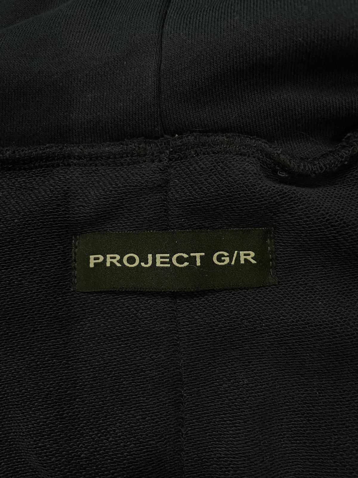 Project G/R reconstructed navy hoodie