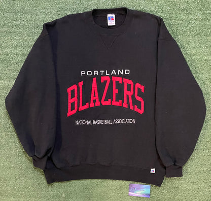 Vintage 1990s Portland Trailblazers national basketball association Crewneck