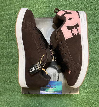 DC Court Graffik Skate Brown / Pink
