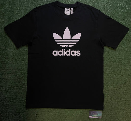 Adidas black & white trefoil logo