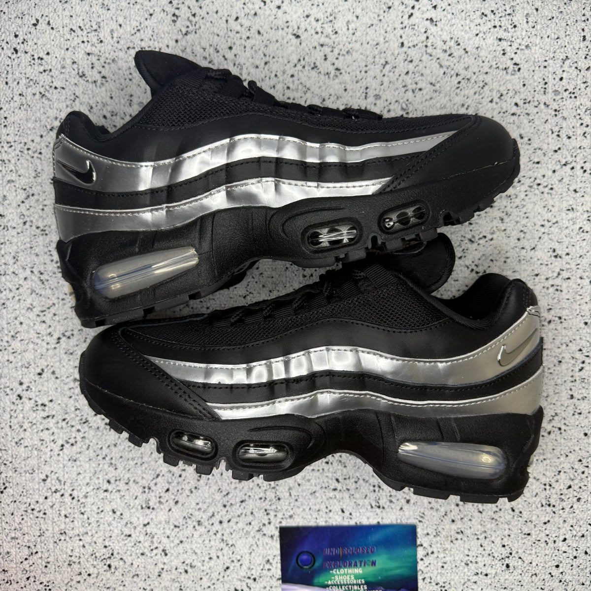 Nike Air Max 95 Big Bubble Black Metallic Silver