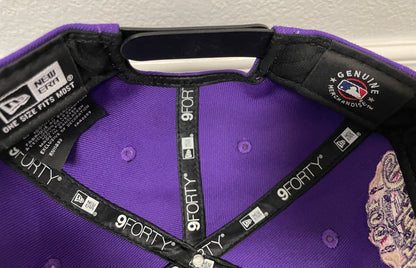 LA Los Angeles Dodgers 100 year anniversary purple and pink hat