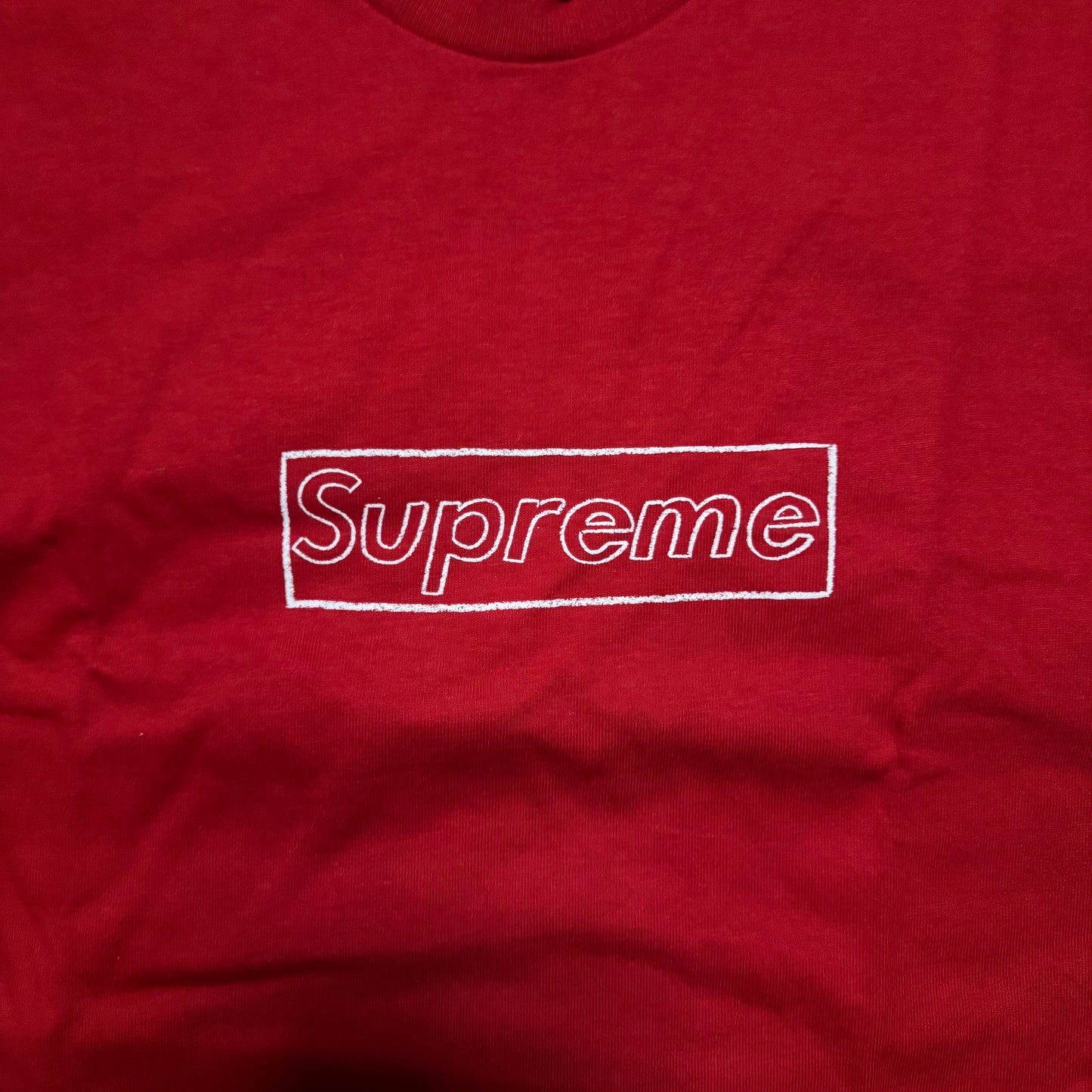 Supreme Kaws Chalk Logo Shirt