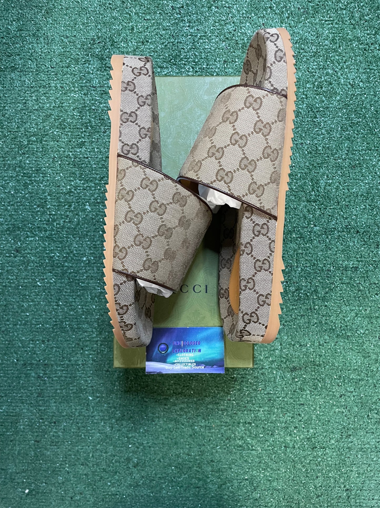 Gucci GG Monogram Beige slide