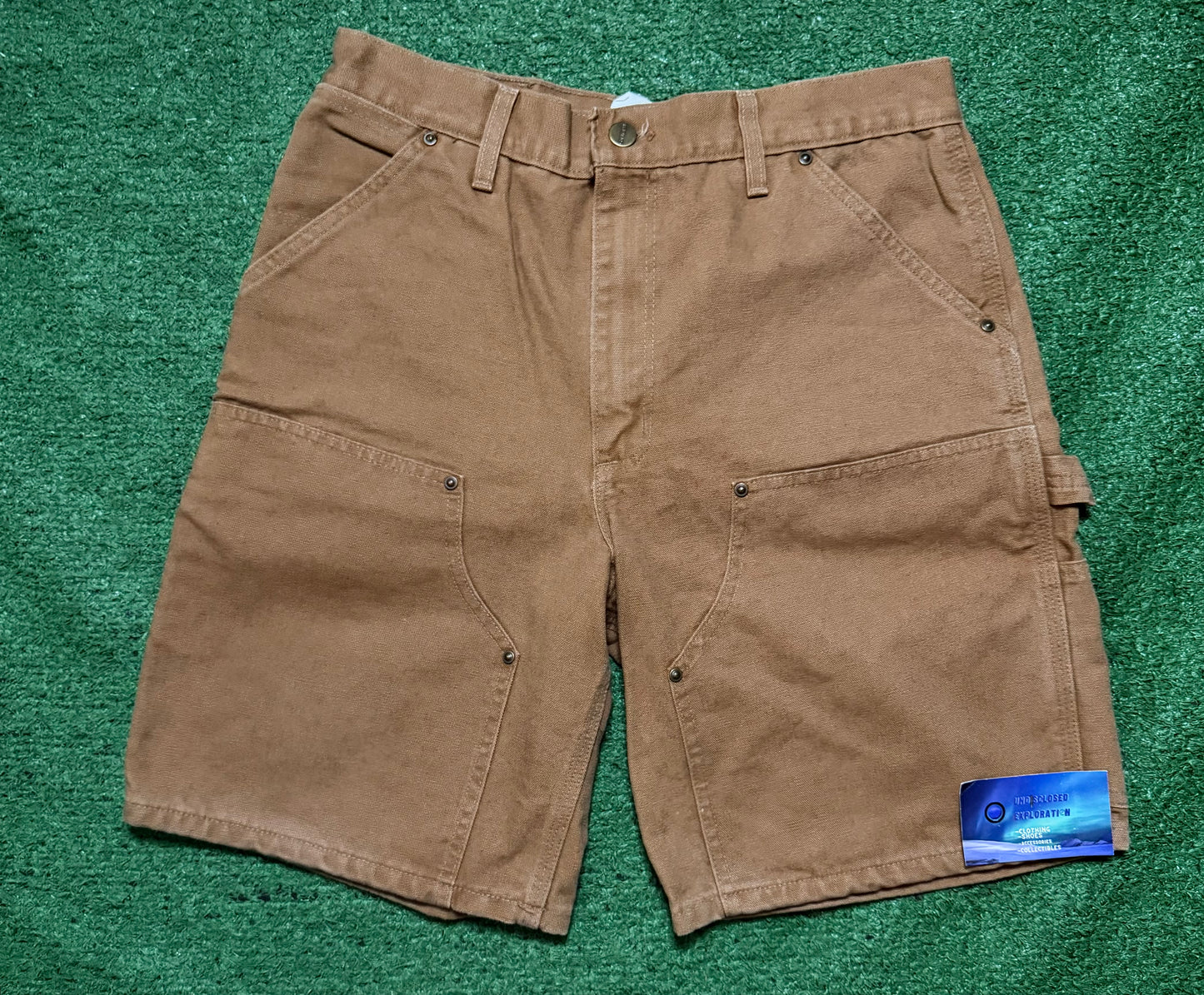Vintage Carhartt Double Knee Shorts Tan