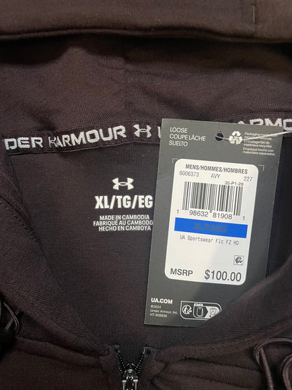 Under Armour brown fleece sweatsuit