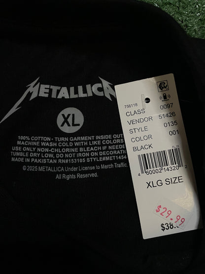 Metallica load all over print tee