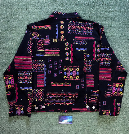 Vintage Chico multicolor abstract jacket
