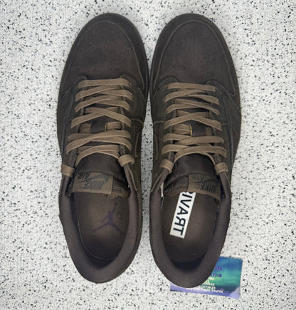 Jordan 1 Low Travis Scott Velvet 10.5 Men/12 Women “Preowned”