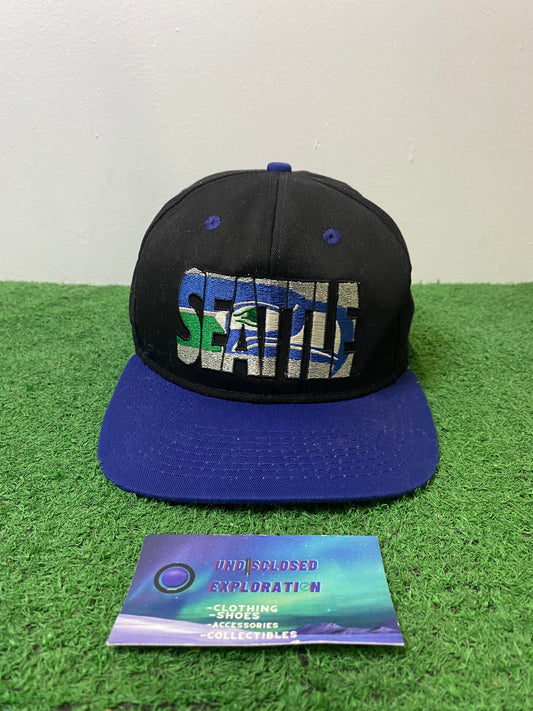 Vintage 1990s Seattle Seahawks embroidered hat