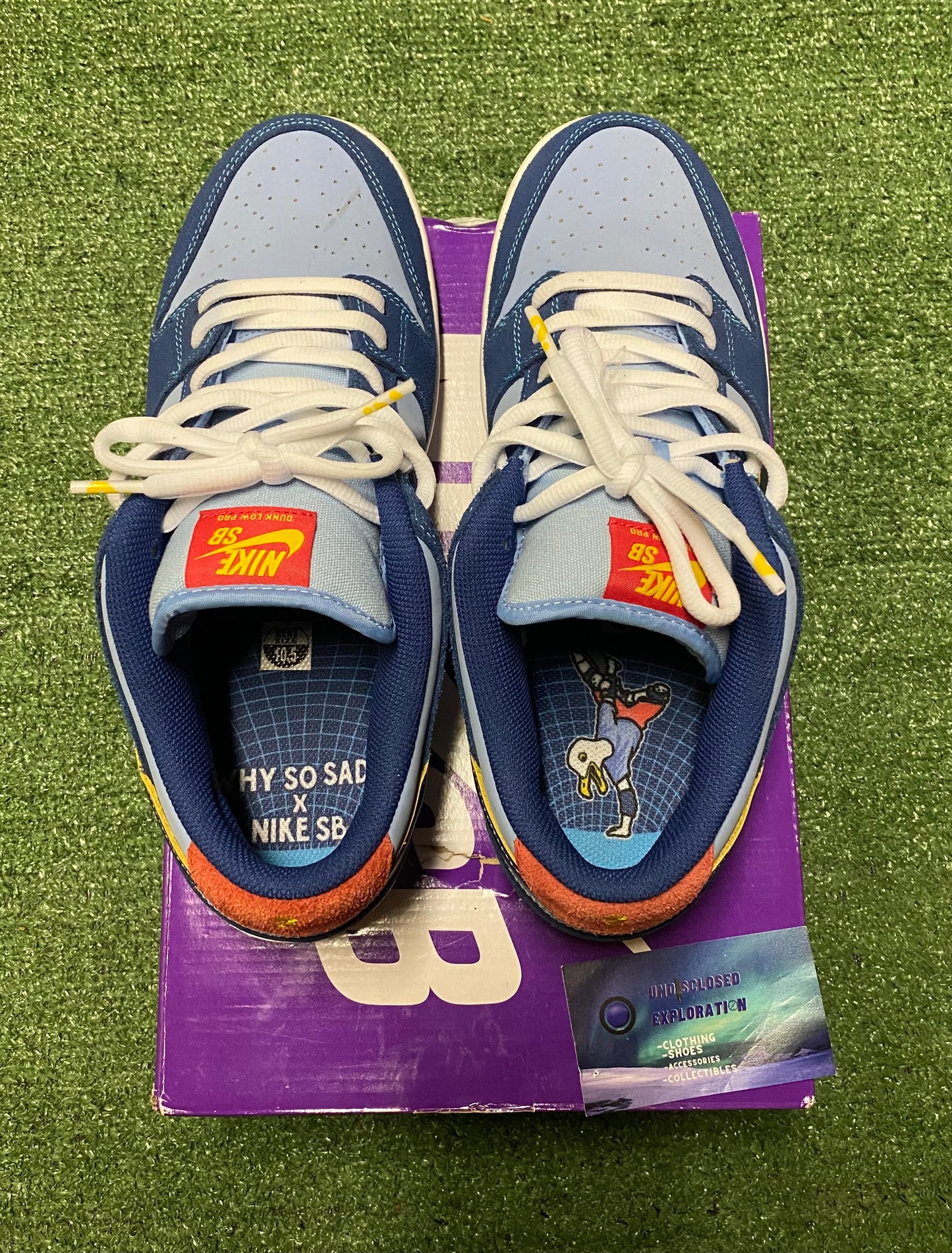 Nike SB Dunk why so sad Size 10.5men/12women