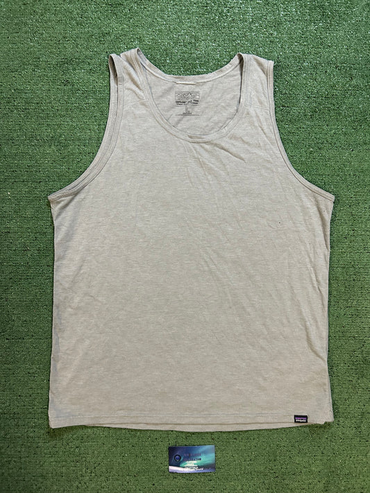 Patagonia capilene cool trail grey tank top