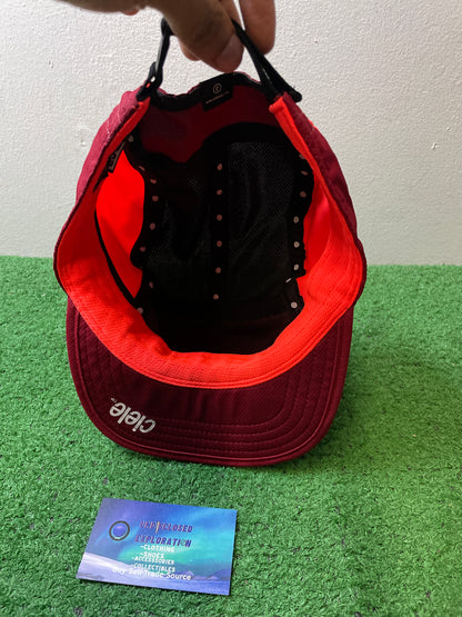 Ciele GoCap red orange black 5 panel hat