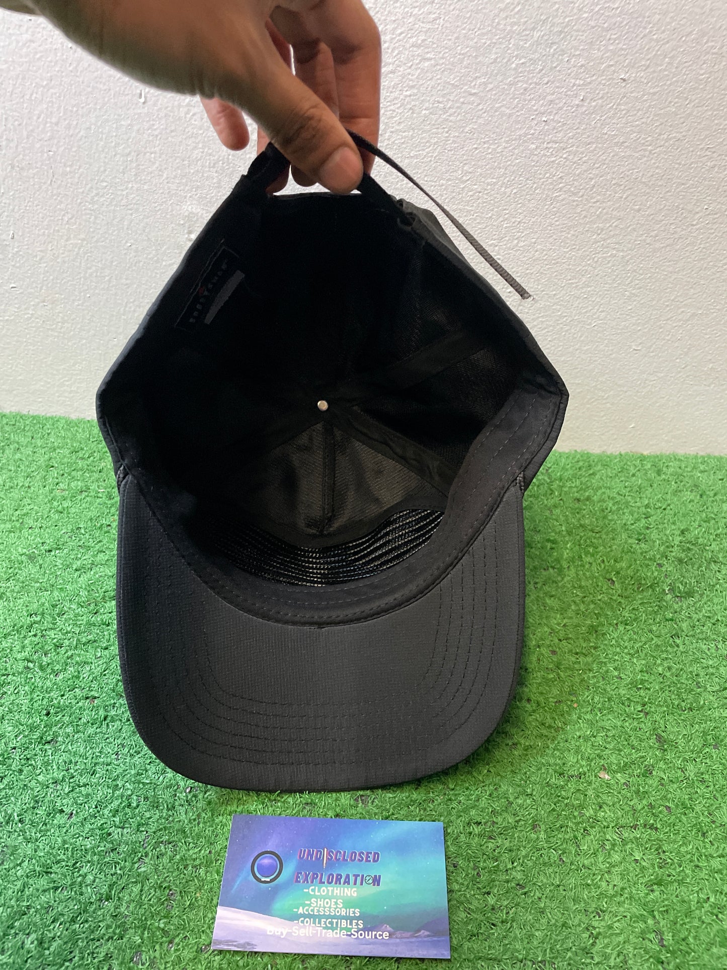 Black basic blank hat