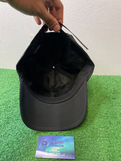 Black basic blank hat