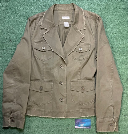 olive green maurices utility jacket