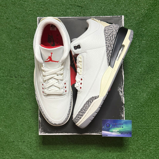 Jordan 3 White Cement