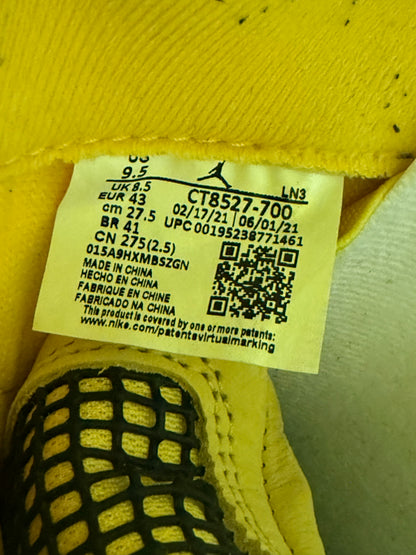 Jordan 4 Lightning 9.5 Men/11 Women “Preowned”