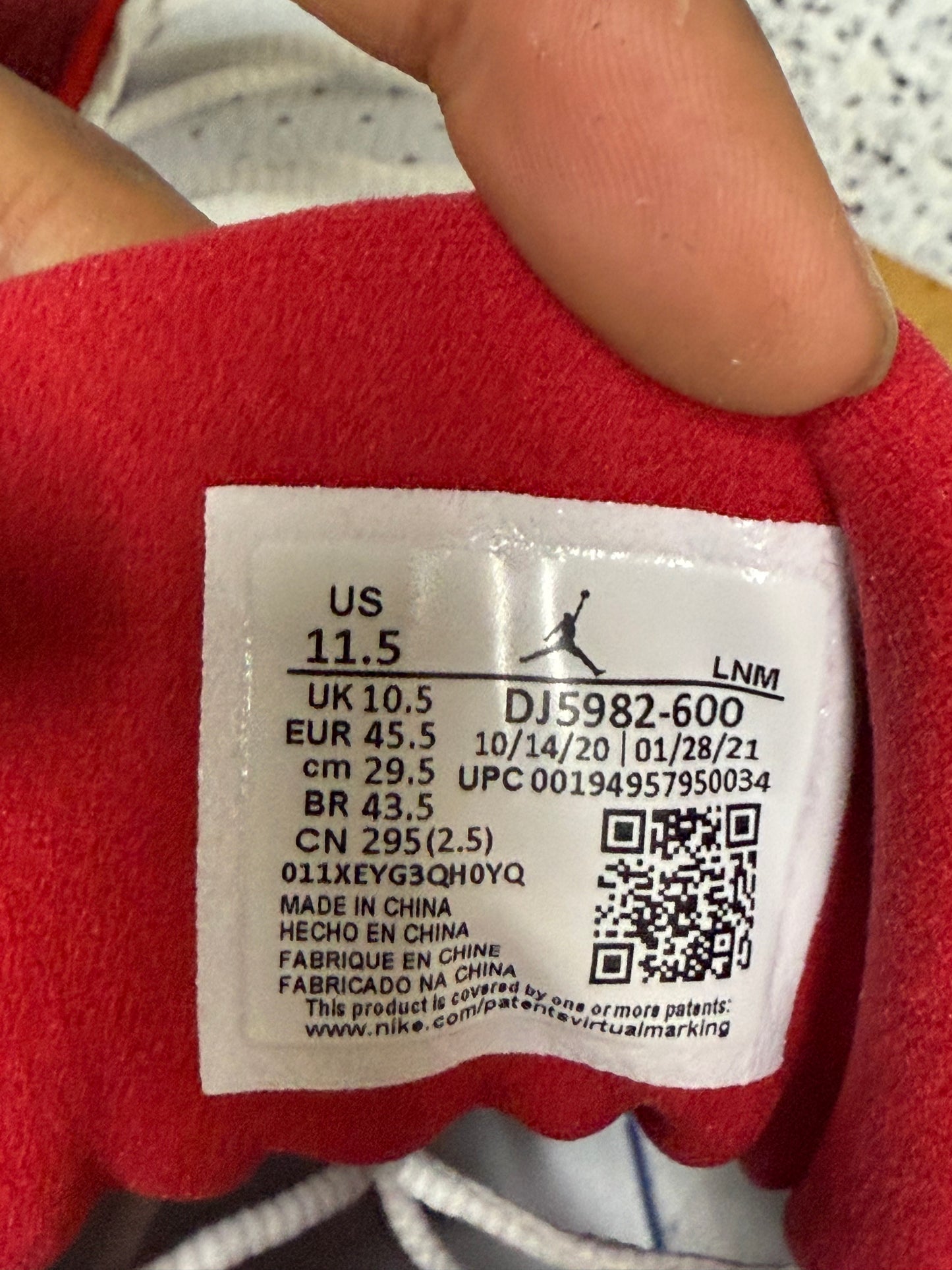 Jordan 13 Red Flint 11.5 Men/13 Women “Preowned”