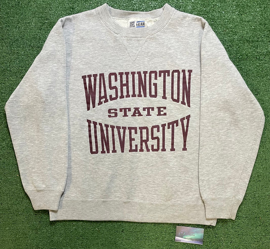 Vintage 1990s Washington State University WSU  spellout crewneck