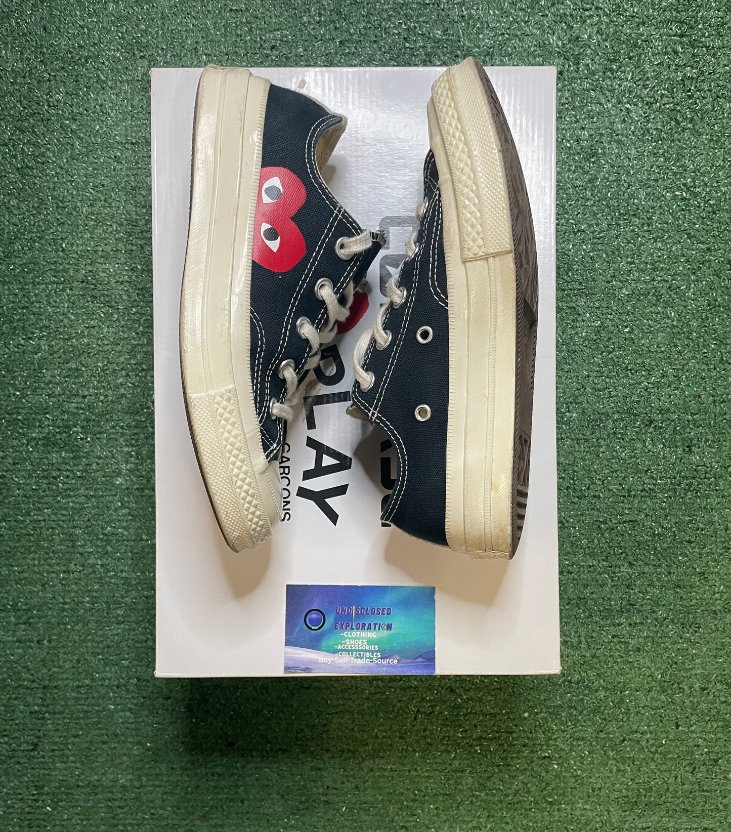 Comme Des Garçon play x converse size 4men/6women