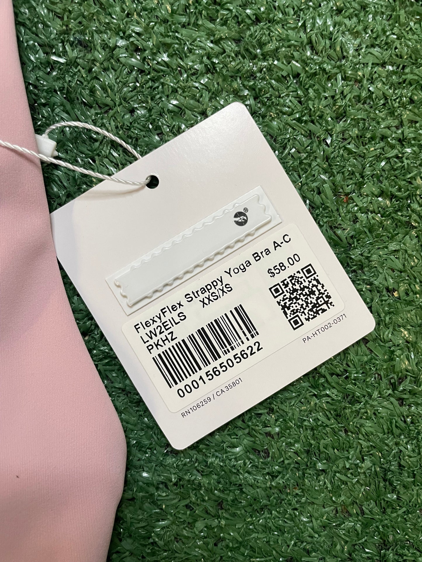 lululemon FlexyFlex pink yoga bra