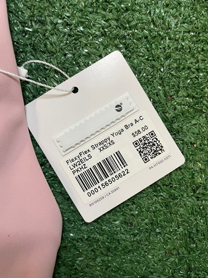 lululemon FlexyFlex pink yoga bra