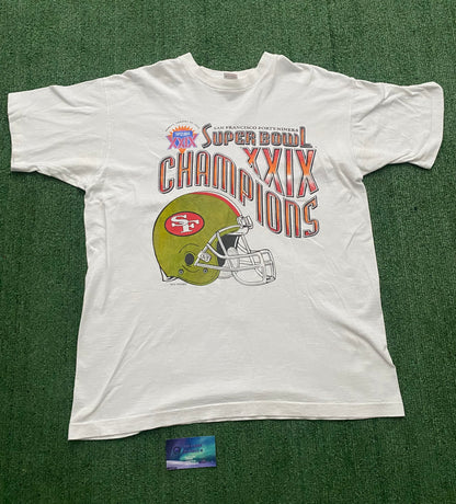 Vintage Superbowl XXIX 49ers championship Tee