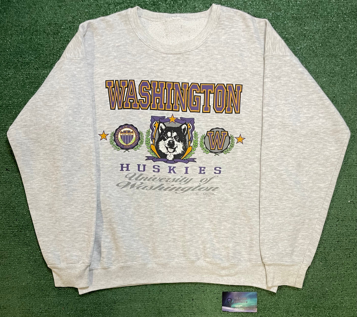 Vintage 1990s UW university of Washington Huskies crewneck