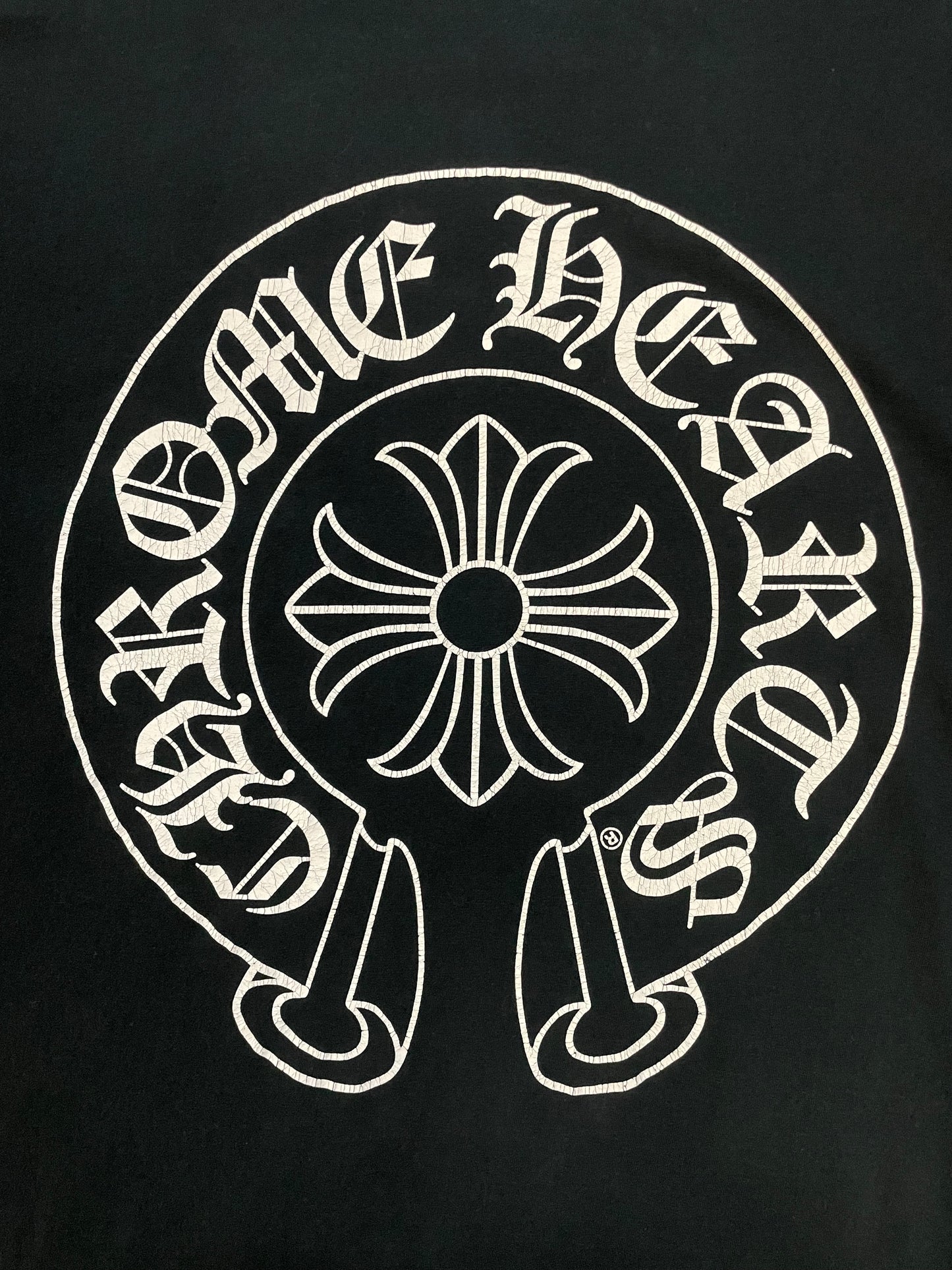 Chrome Hearts horseshoe black tee
