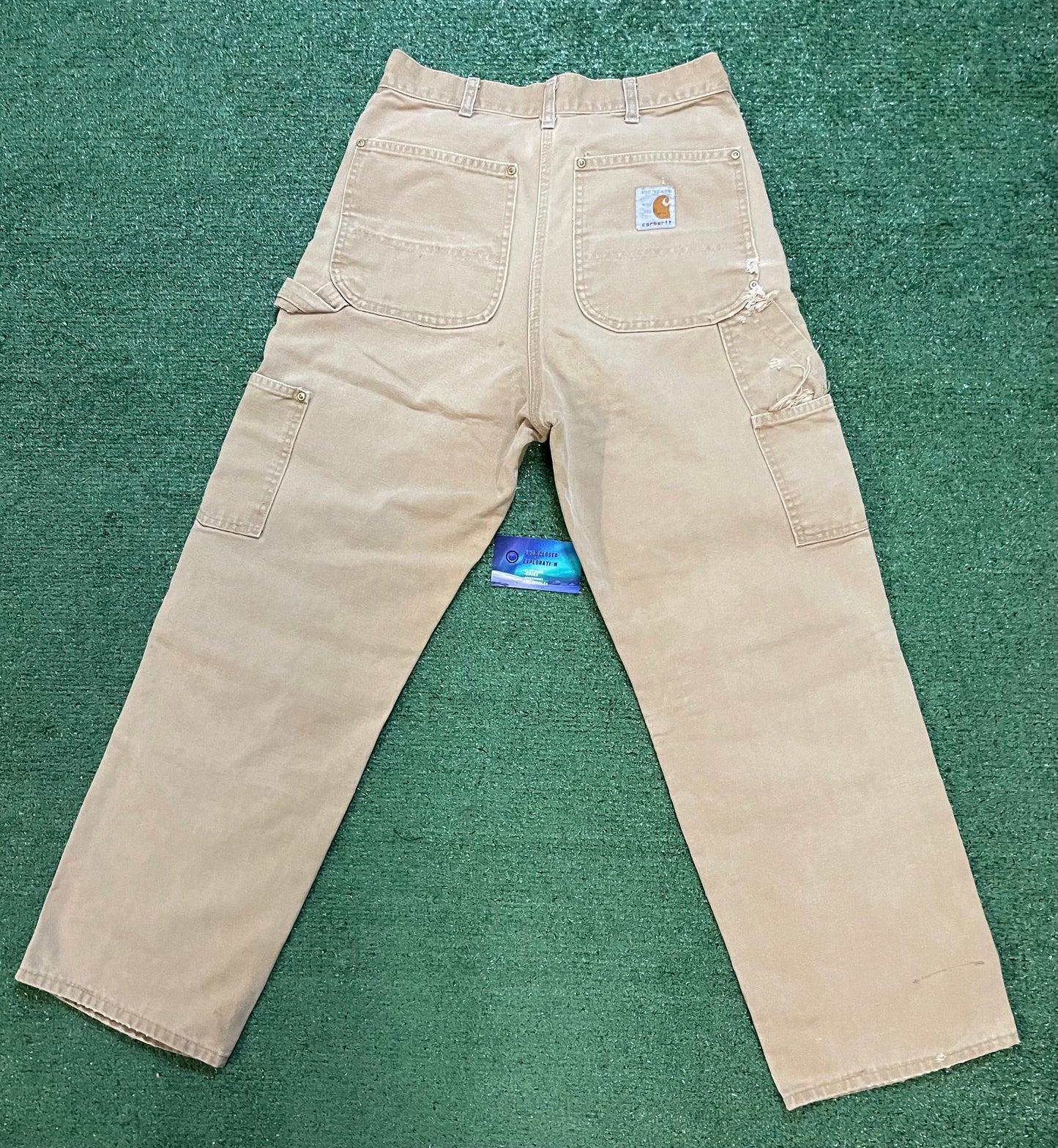 Vintage 1990s Carhartt tan Double knees