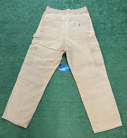 Vintage 1990s Carhartt tan Double knees