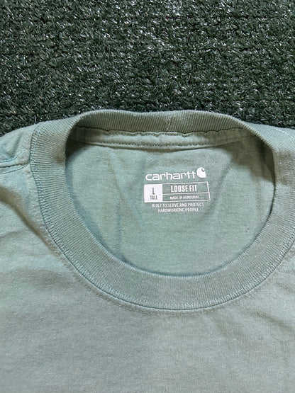 Carhartt Teal pocket tee