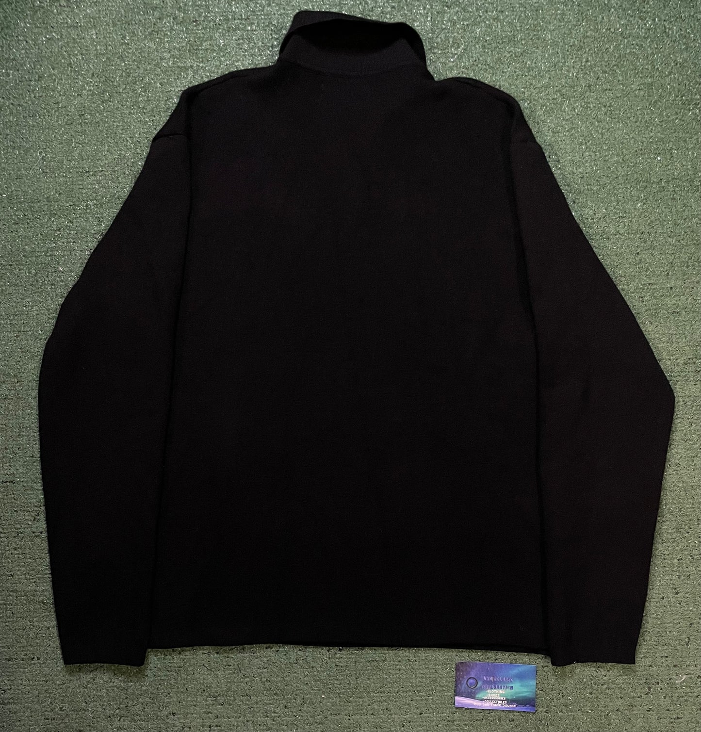 ZARA black longsleeve polo