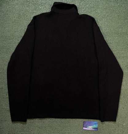 ZARA black longsleeve polo