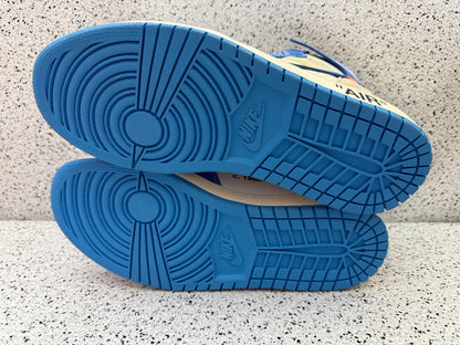 Jordan 1 Off-White University Blue UNC