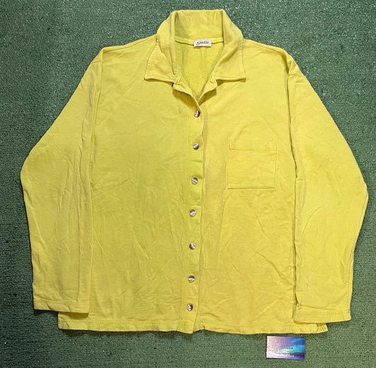 Galos yellow button up