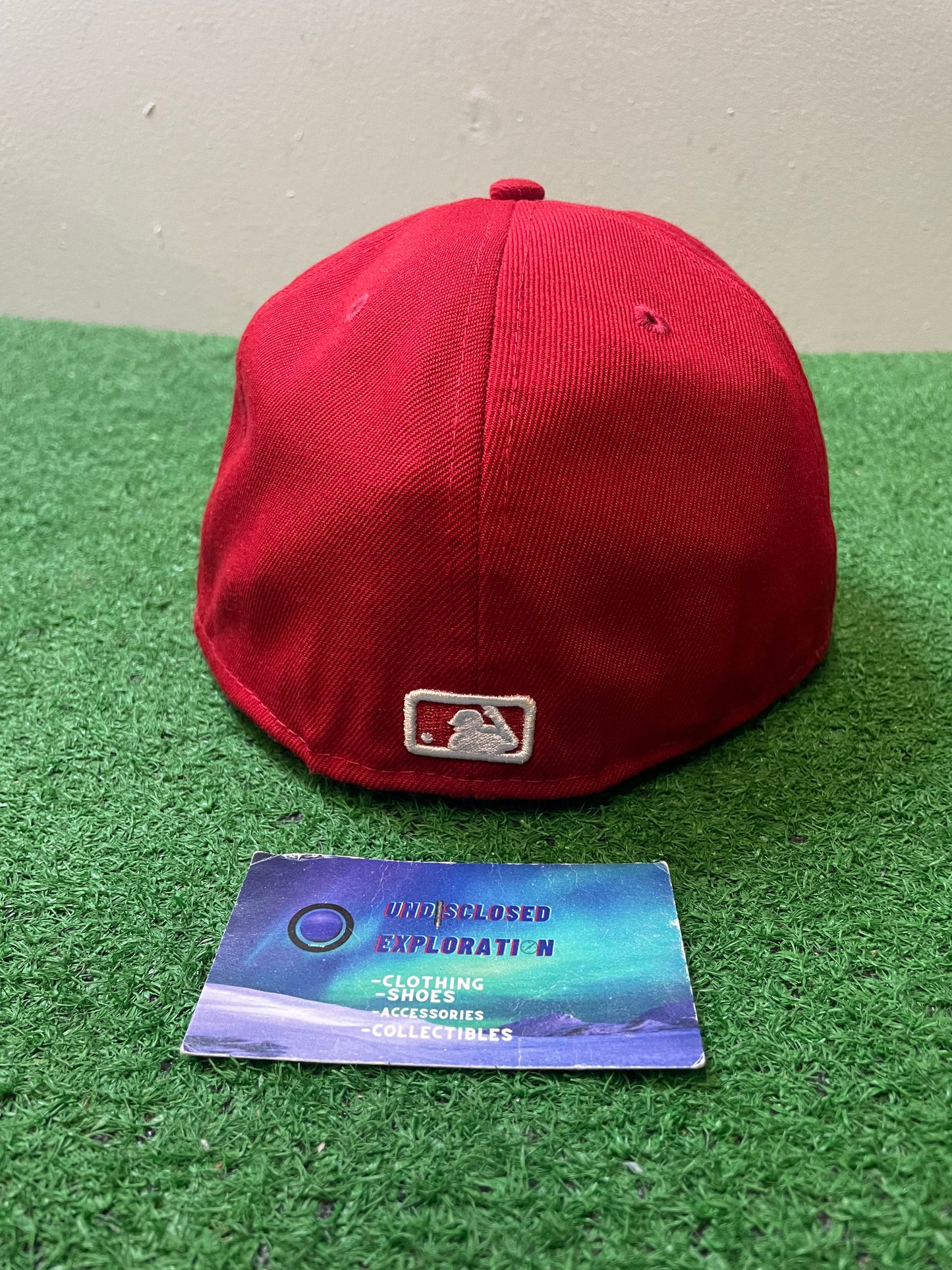 Chicago White Sox white and red fitted hat