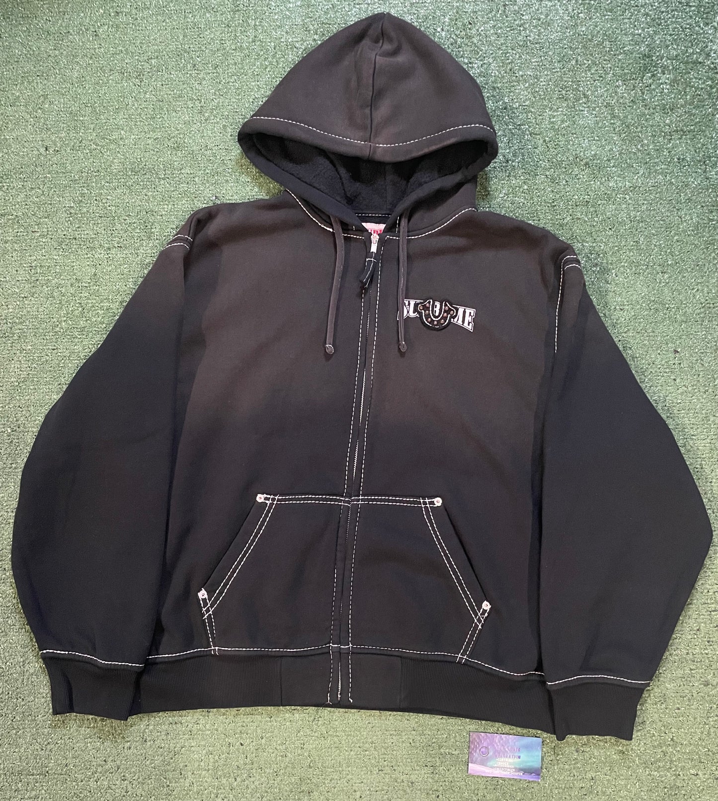 Supreme X True Religion black hoodie