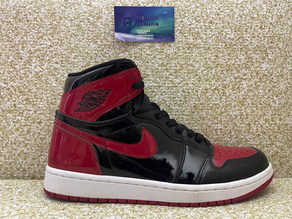 Jordan 1 Patent Bred 8.5 Men/10 Women “Preowned”