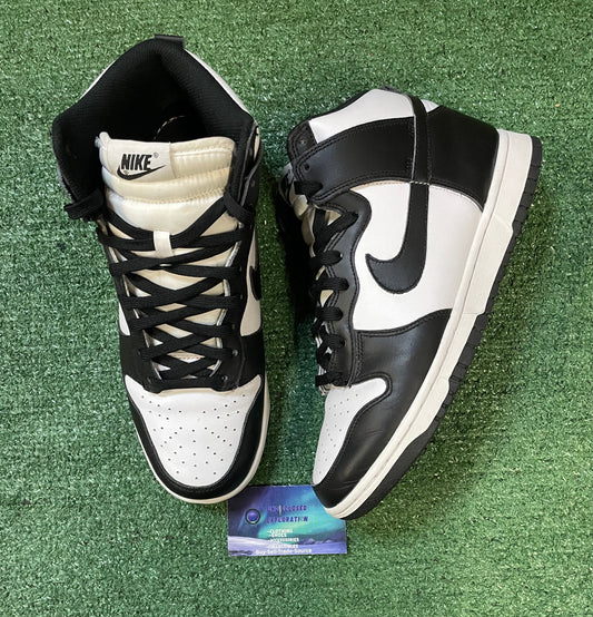 Nike Dunk high black white size 9.5men/11women