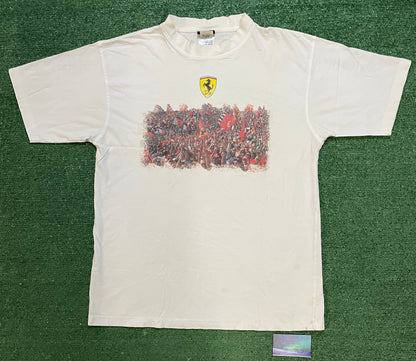 Vintage 1990s Ferrari F1 crowd tee