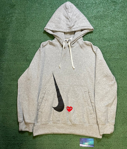 Nike X Comme Des Garçons grey hoodie