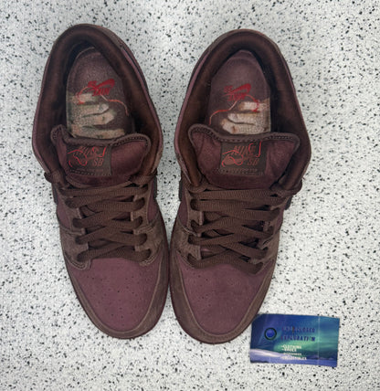 Nike Dunk SB Low Burgundy Crush 9 Men/10.5 Women “Preowned”