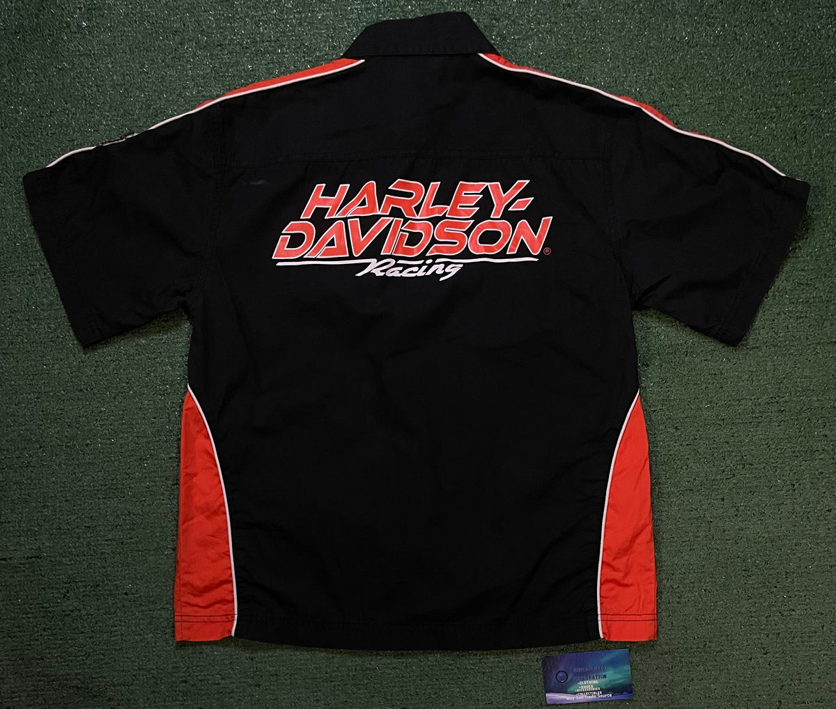 Harley Davidson Racing Orange button up