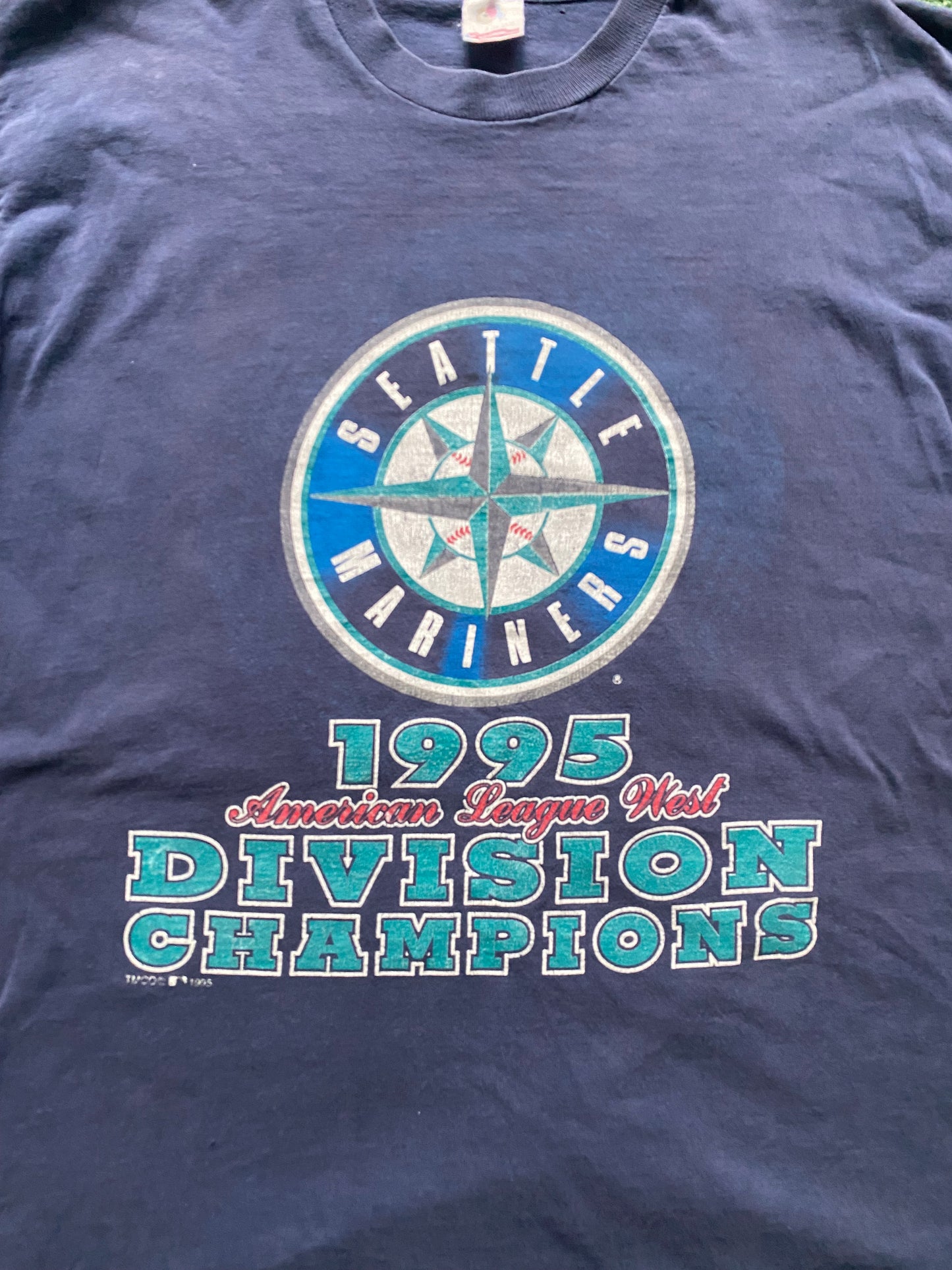 Vintage Seattle Mariners 1995 division champions T-shirt